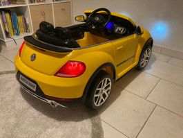 Elektroauto Kinder VW Käfer gelb