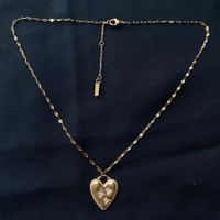 18KGP Herz Zirconia Halskette