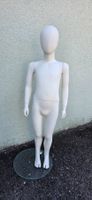 Schaufensterpuppe / Junge-Mannequin, weiß, mit Glasstandfuß