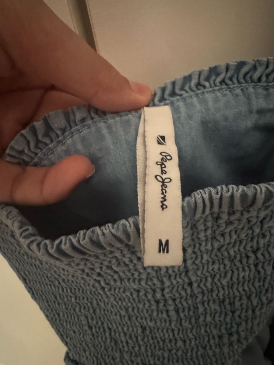 Pepe Jeans Kleider: Robe d'été Pepe bleue, taille M – Neu (gemäss Beschreibung) aus Meyrin von mai_pl7s 1