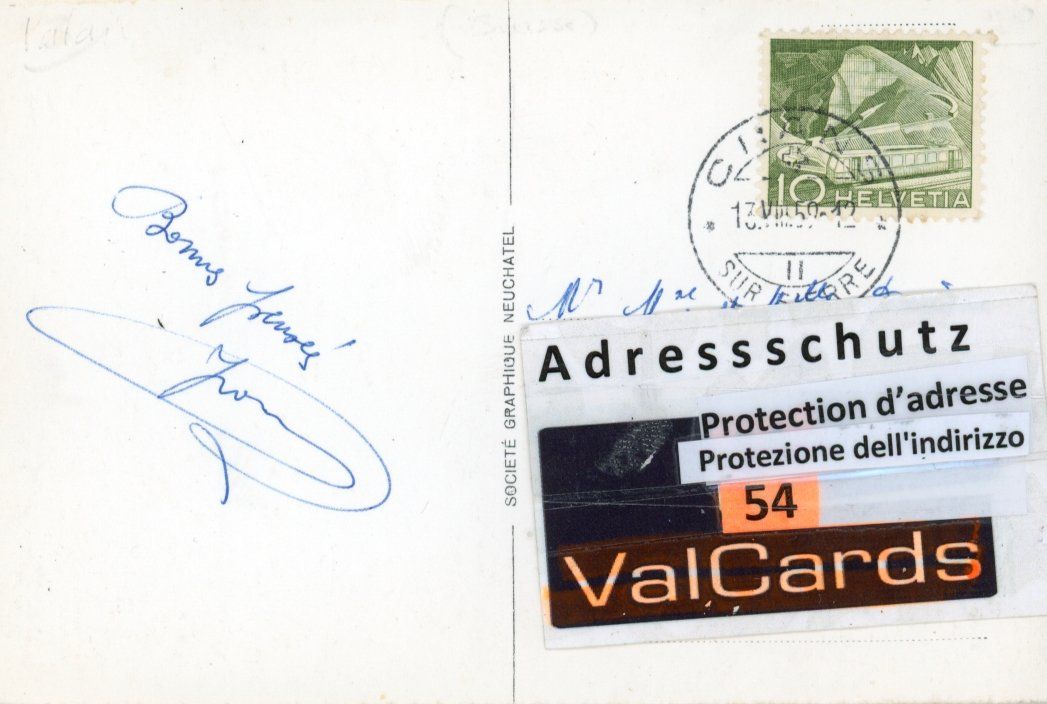 Ansichtskarten: Crans   VS  sur Sierre         en 1959 – Gebraucht aus Brig von Valcards54 1
