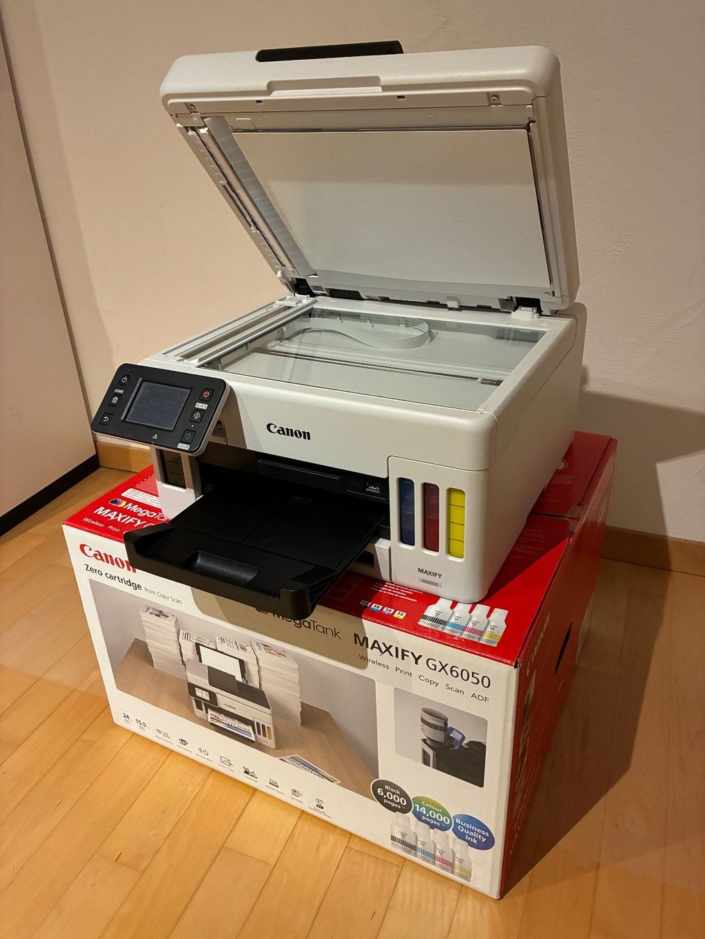 Canon Drucker: Canon MAXIFY GX6050 MegaTank Multifunktionsdrucker – Gebraucht aus Münchenbuchsee von Joedeler
