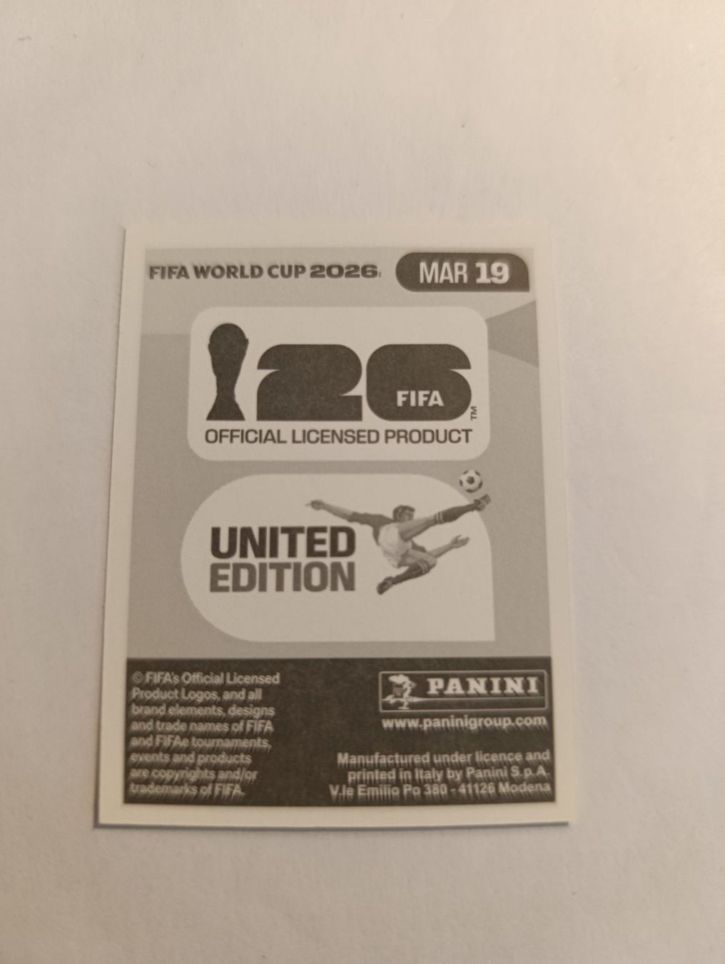 Panini Sammelbilder & Trading cards: MAR 19, WM 2026 Panini Sticker – Neu (gemäss Beschreibung) aus Kriens von Annele97 1