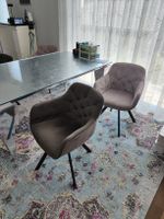 4 drehbahre Esszimmer Stühle