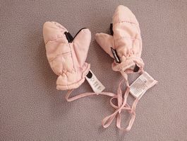 Baby Girl Handschuhe C&A Thinsulate Gr. 74/80 9-12Mt Altrosa
