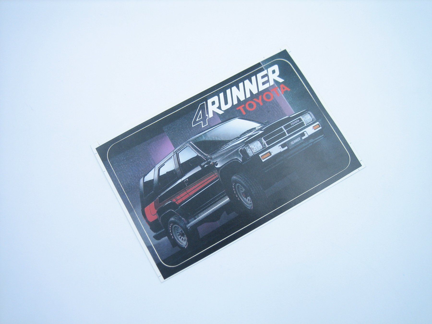 Toyota Sticker: Toyota 4 Runner alter Aufkleber/Sticker – Usato da Zürich venduto da Tomi118 2
