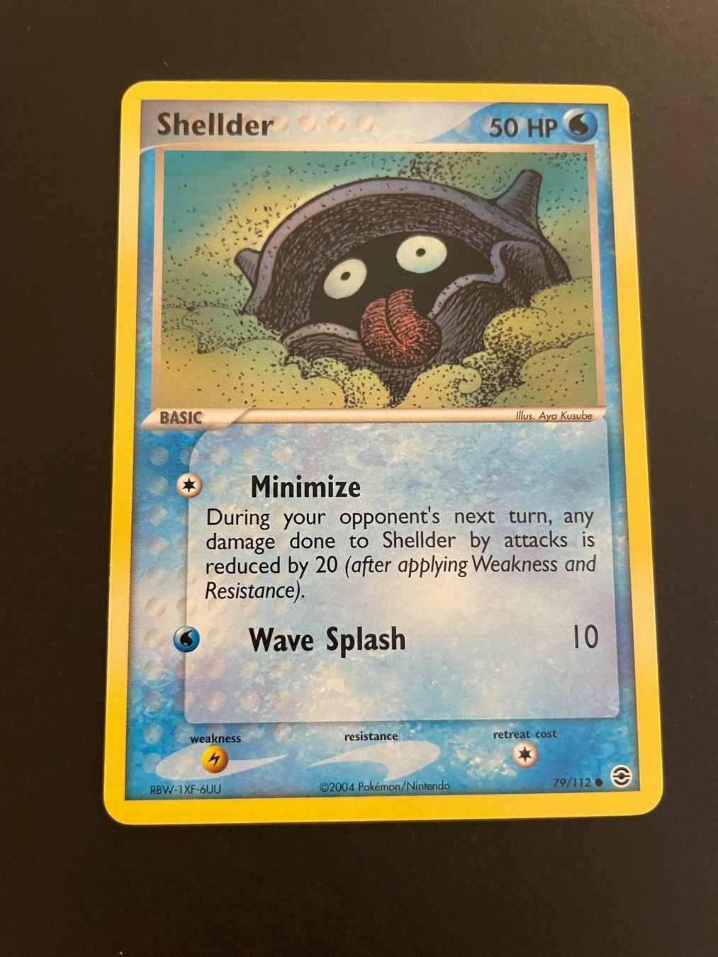 Pokémon Carte collezionabili: Shellder 79/112 Ex Fire Red & Leaf Green – Usato da Zürich venduto da pokemon_cards