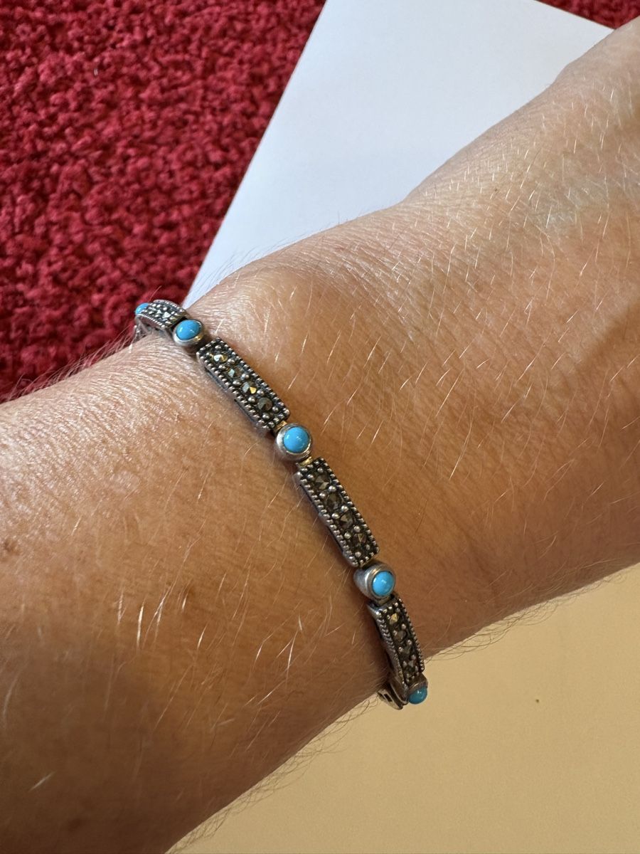 Bracelets: 925 Armband mit türkis  – D'occasion à Murten par Tzaugg 3