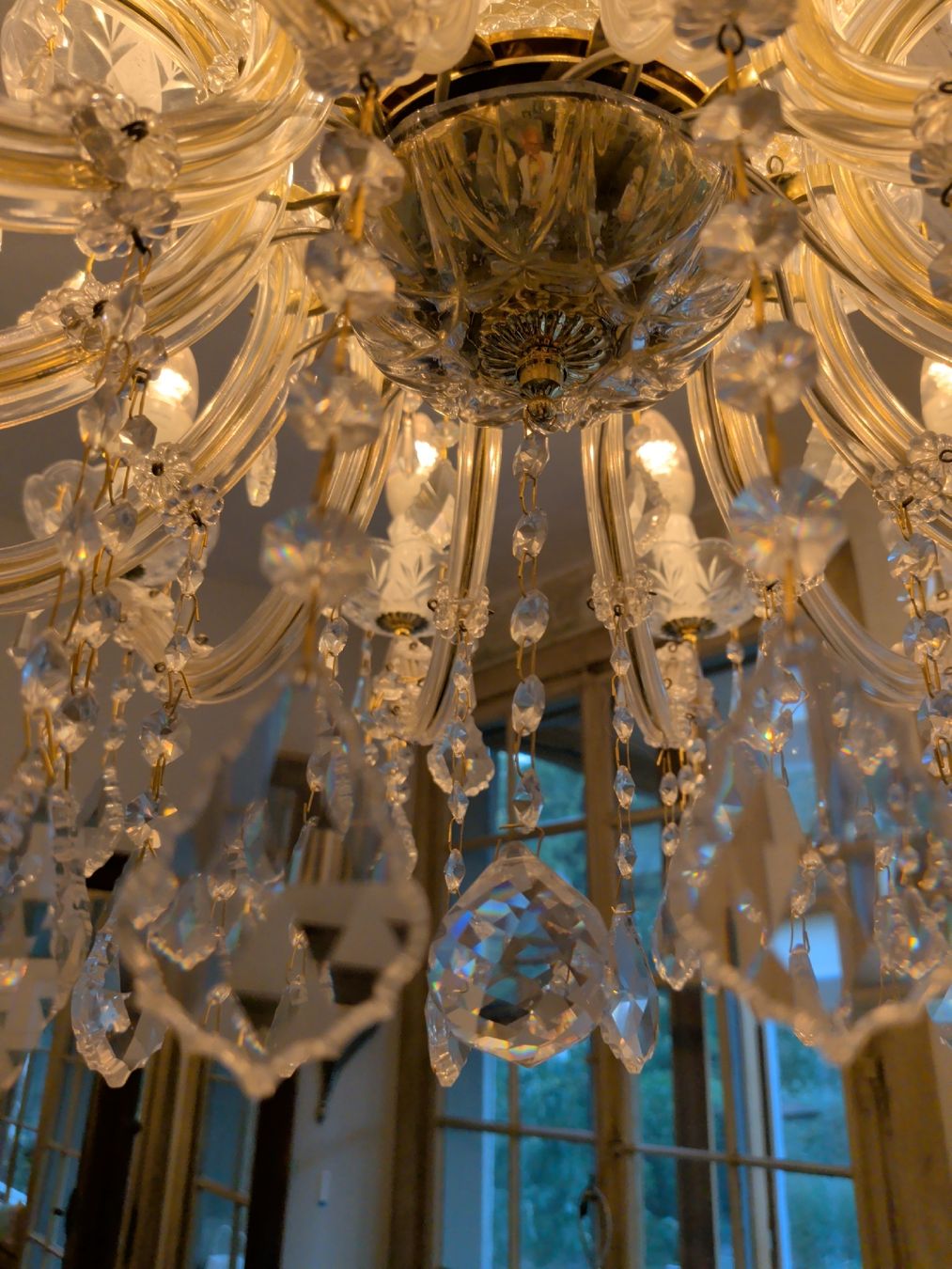 Lampadari & plafoniere: Kronleuchter mit 18 LED Lampen  – Usato da Dietfurt venduto da Subforce1853 2