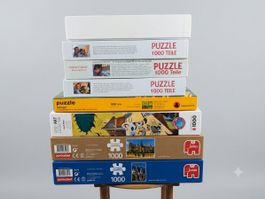 8 Puzzle, 1000 pièces Jumbo, Eurographics, Vogelwarte, etc.!