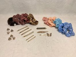 Versch. Haarschmuck (Scrunchies/Spangen)