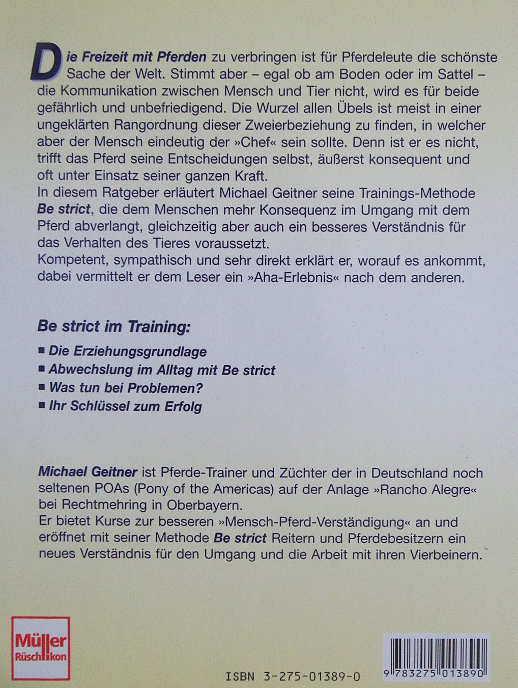 Libri: Be strict - Denken wie ein Pferd – Usato da Auenstein venduto da Padabimbim 1