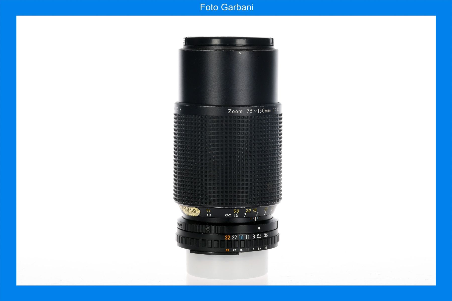 Nikon Obiettivi: Nikon Serie E Zoom 75-150mm f3.5 – Usato da Muralto venduto da FotoGarbani