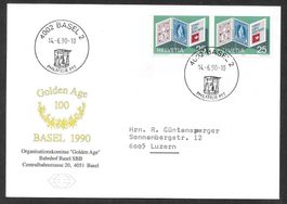 Sonderbrief 100 Jahre Golden Age Basel 14.6.1990