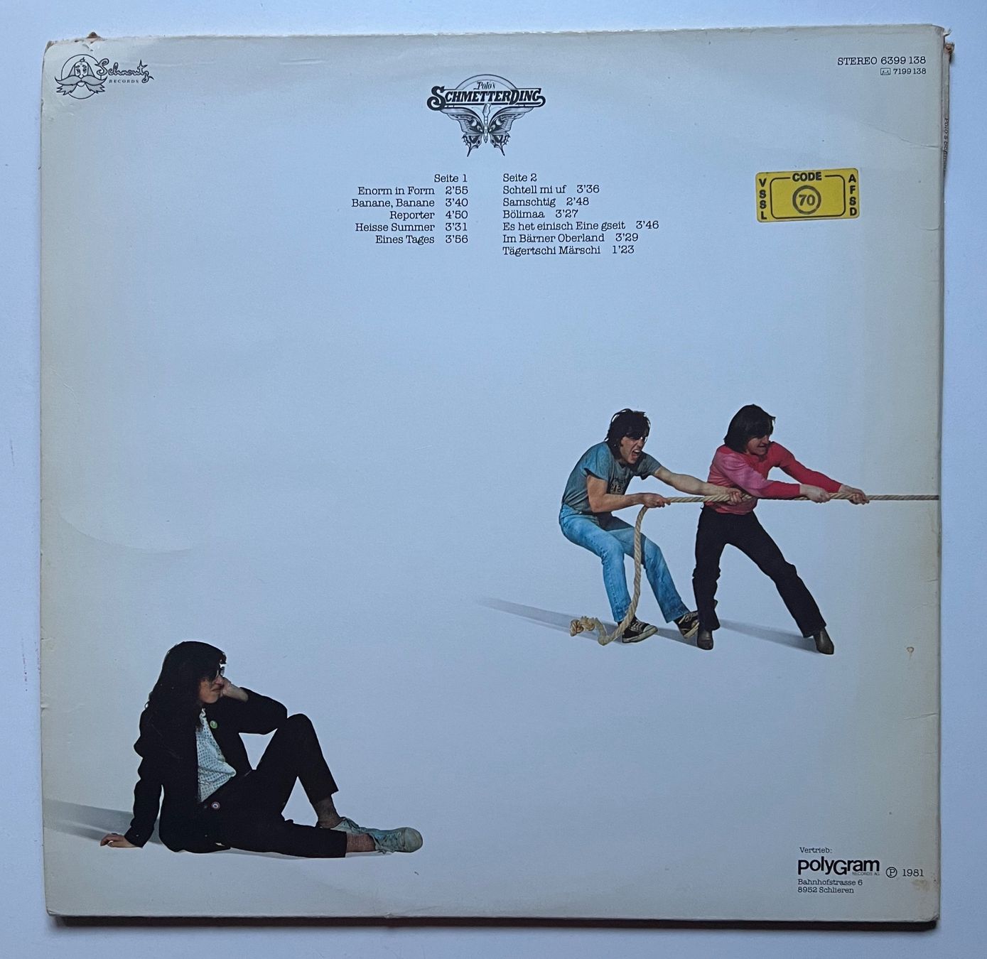 Dischi in vinile: Polo's Schmetterding / Enorm in Form – Usato da Näfels venduto da rottabi 1