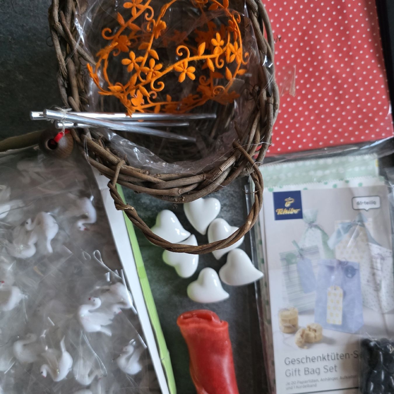 Kit bricolage: Bastelset Gross: Geschenkbaender, Deko, Steine u.v.m. – Nuovo (secondo la descrizione) da Rheinsulz venduto da Gilea 6