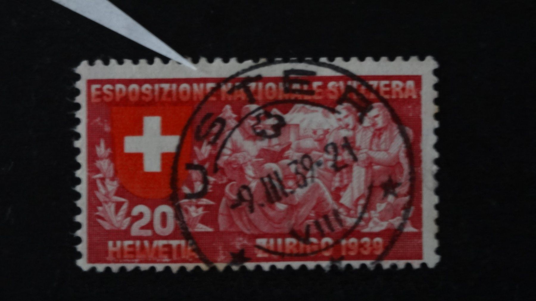 Alle Briefmarken: dezentriert SBK 226   124 – Gebraucht aus Anwil von zuggi57