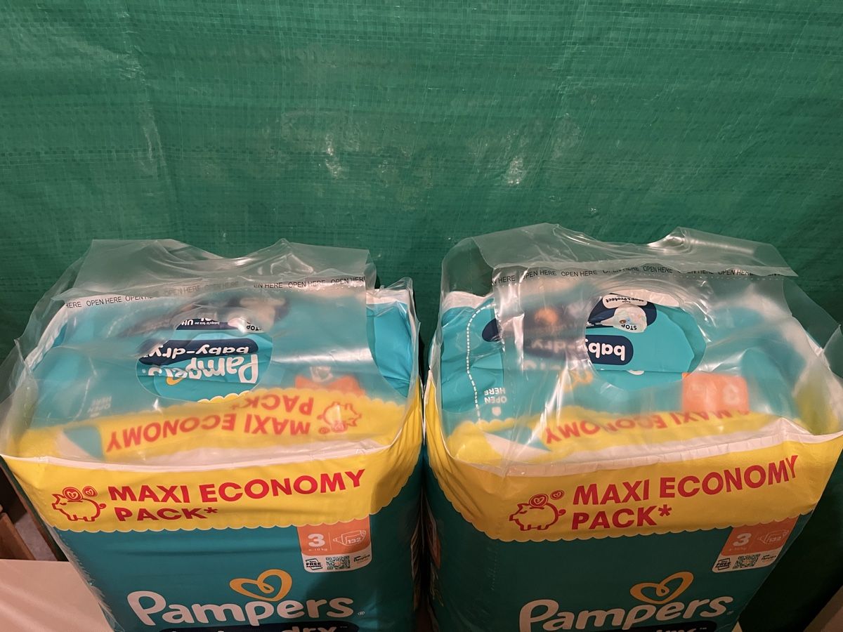 Pampers Secchi per pannolini & Pannolini: 2x132 Pampers Windeln Grösse 3 – Nuovo e nell'imballaggio originale da Zug venduto da amolution 1