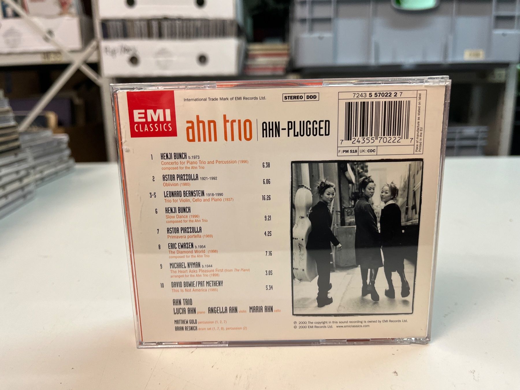 CD: Ahn Trio - Ahn-Plugged - SRA03B – Nuovo (secondo la descrizione) da Küsnacht ZH venduto da musicalheritage.org 1