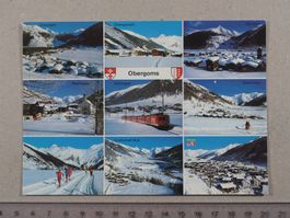 Obergoms, 1992, Ski, Langlauf, Poststempel Münster, Goms