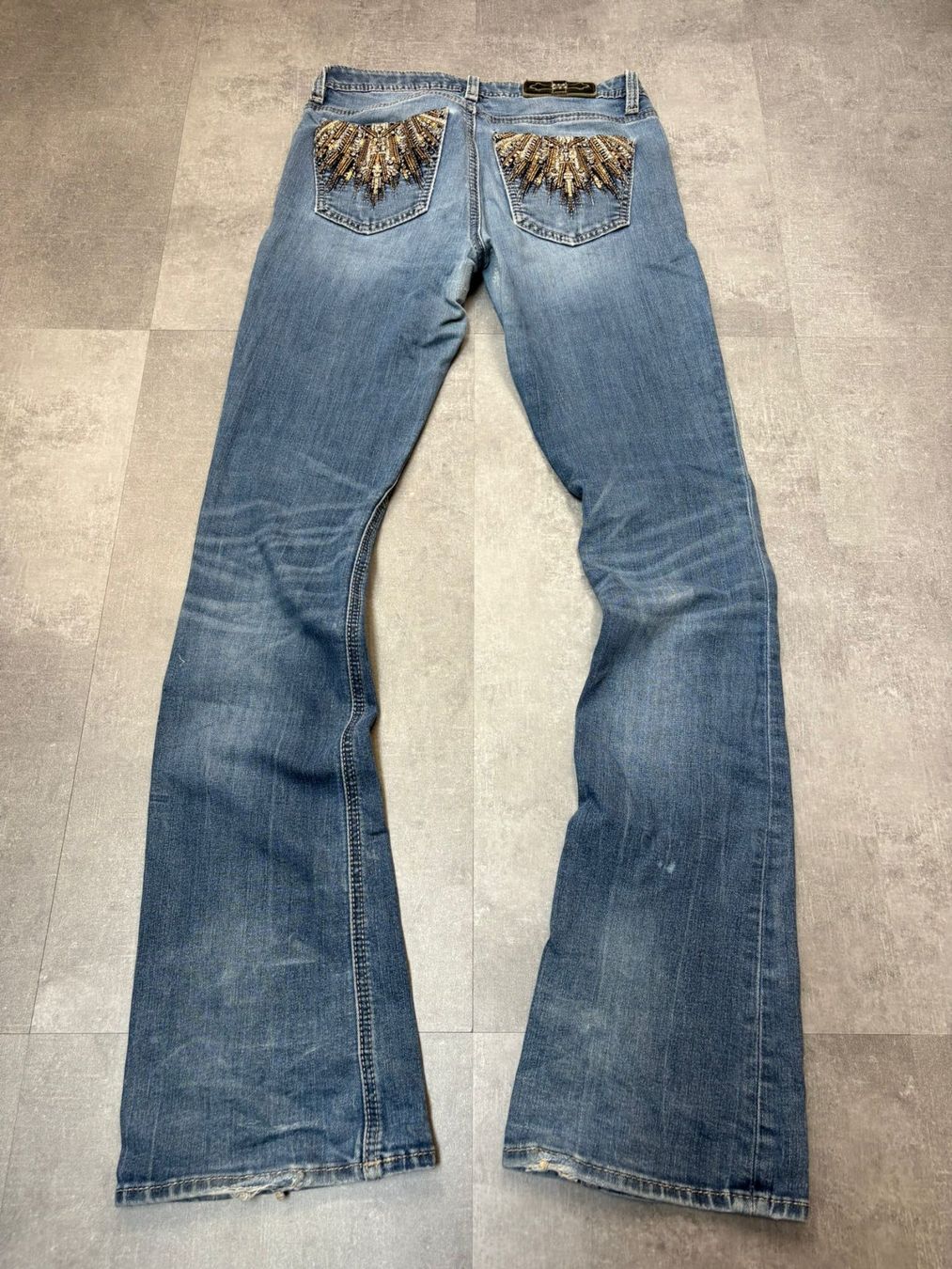 Jeans: Miss Me Bootcut Flared Jeans - Grösse M/27 – Nuovo (secondo la descrizione) da Werdenberg venduto da hase.vintage 1