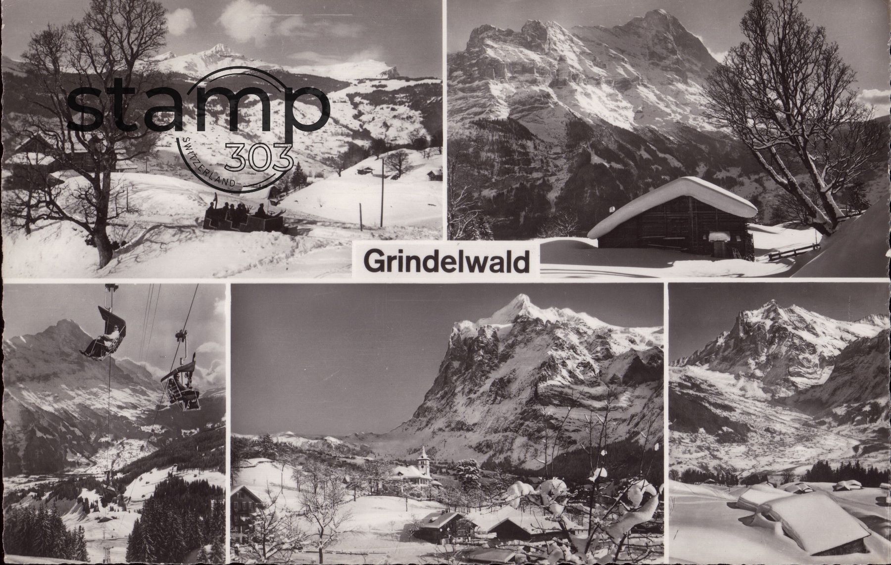 Cartoline postali: 1968 AK Grindelwald – Usato da Eggersriet venduto da stamp303
