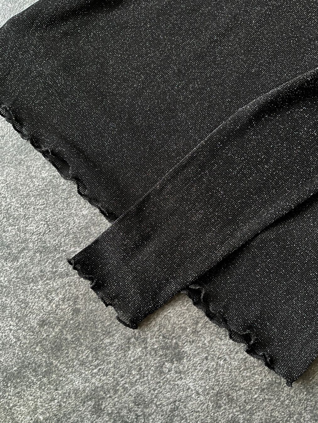 Top: Damen Langarmshirt, halbtransparente Schultern - Größe S – Usato da Kilchberg ZH venduto da Ch.C 5