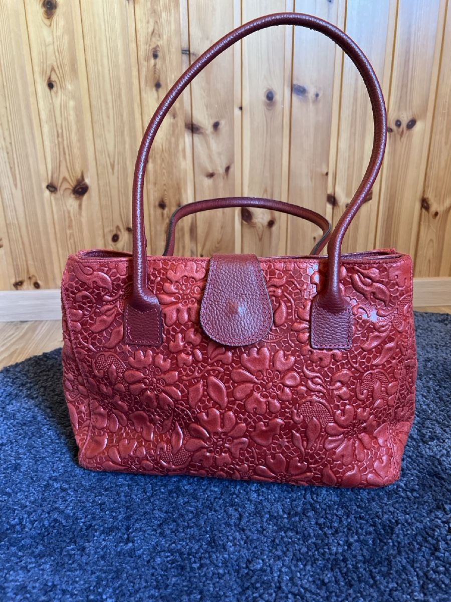 Borse da donna: Roter H-Bag aus Leder, geprüft – Usato da Rotkreuz venduto da Migu2012 3