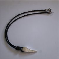 OCLAF - Halskette - Schmuck Silber & Lederband
