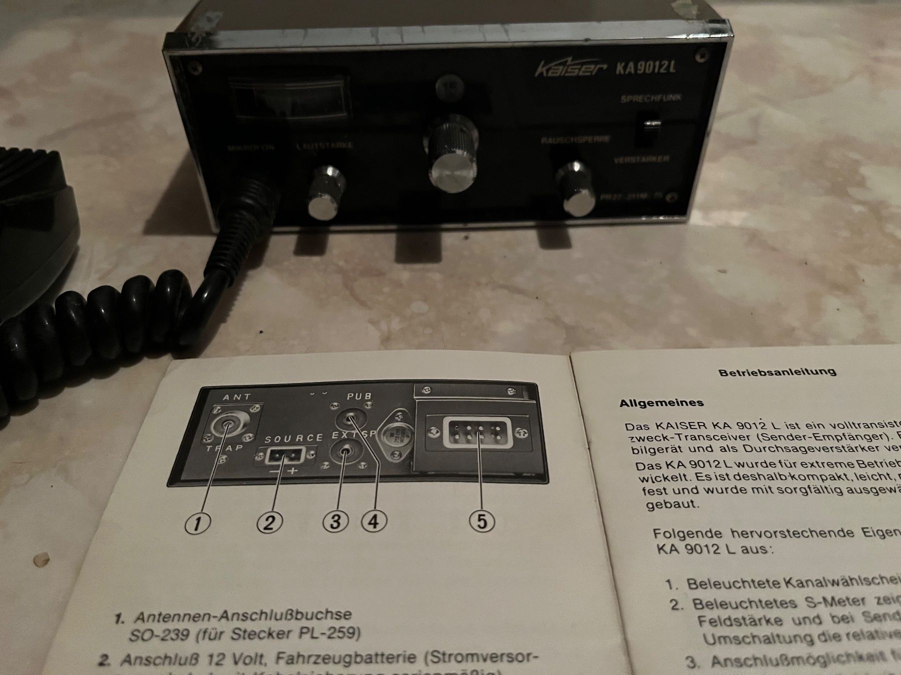 Radiocomunicazione: CB Funkgerät Kaiser Typ KA 9012 L – Usato da Neuenhof venduto da Himmel2
