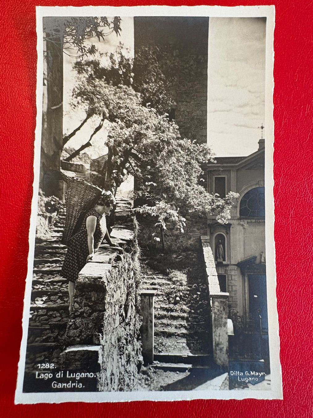 Cartoline postali: Gandria - Lago di Lugano – Usato da St-Légier-La Chiésaz venduto da Theo005