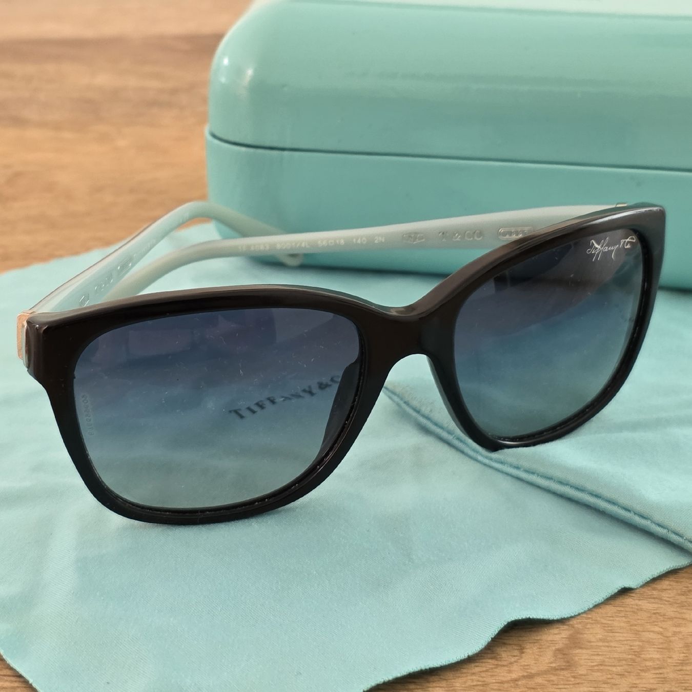 Brillen & Gläser: Sonnenbrille Tiffany & Co. schwarz mit Etui – Gebraucht aus Rheinsulz von Gilea 6