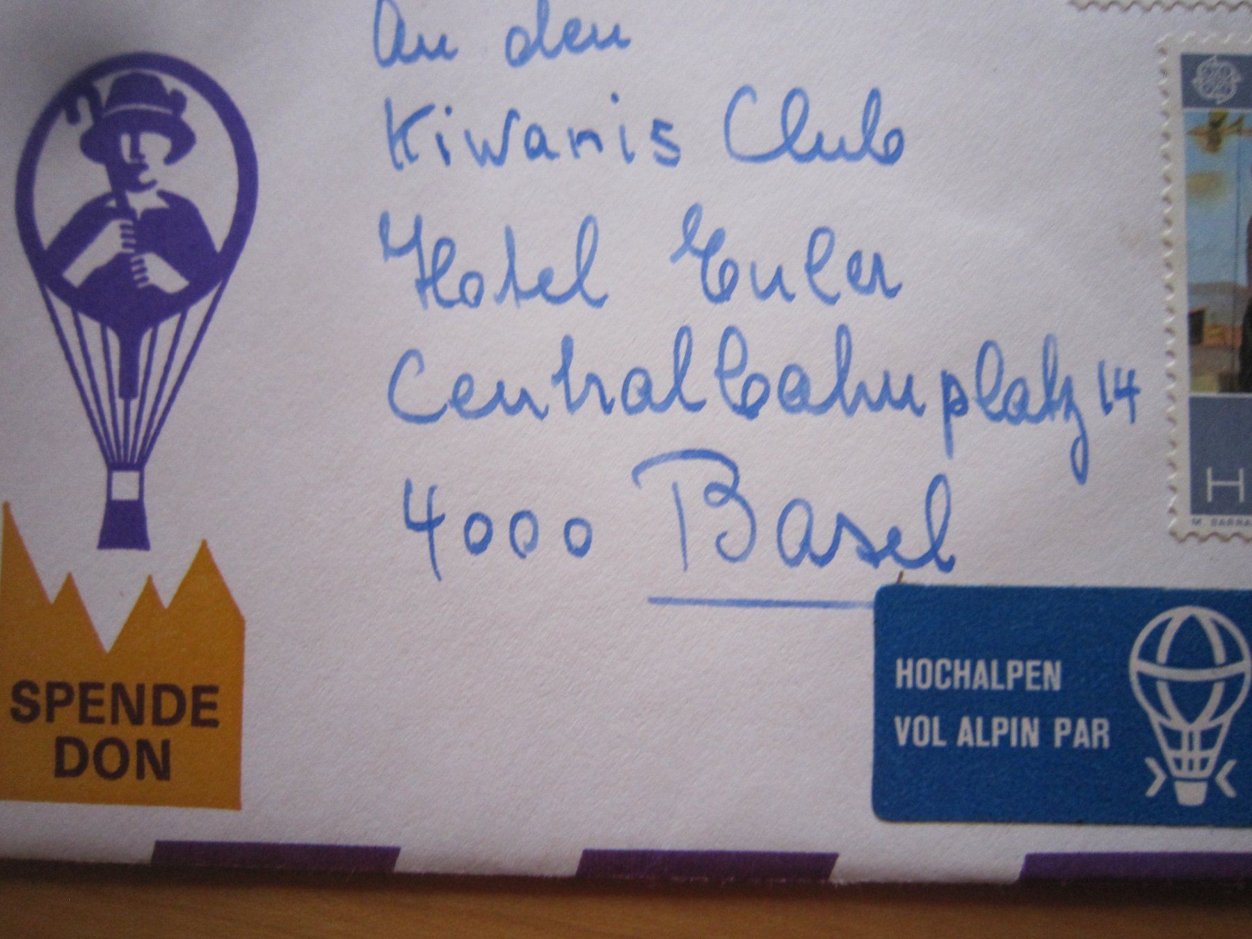 Tutti i francobolli: Ballonposto 1975 Stempel Brissago – Usato da Giubiasco venduto da sal_9j6w 1