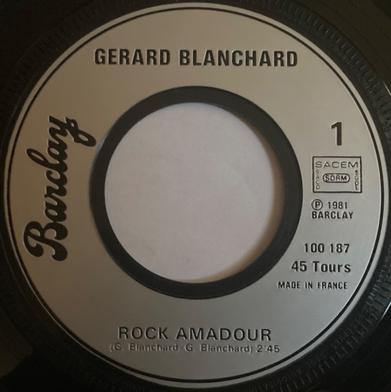 Dischi in vinile: GÉRARD BLANCHARD - ROCK AMADOUR / TROGLO DANCING – Usato da Poliez-Pittet venduto da Newtown-Records 2
