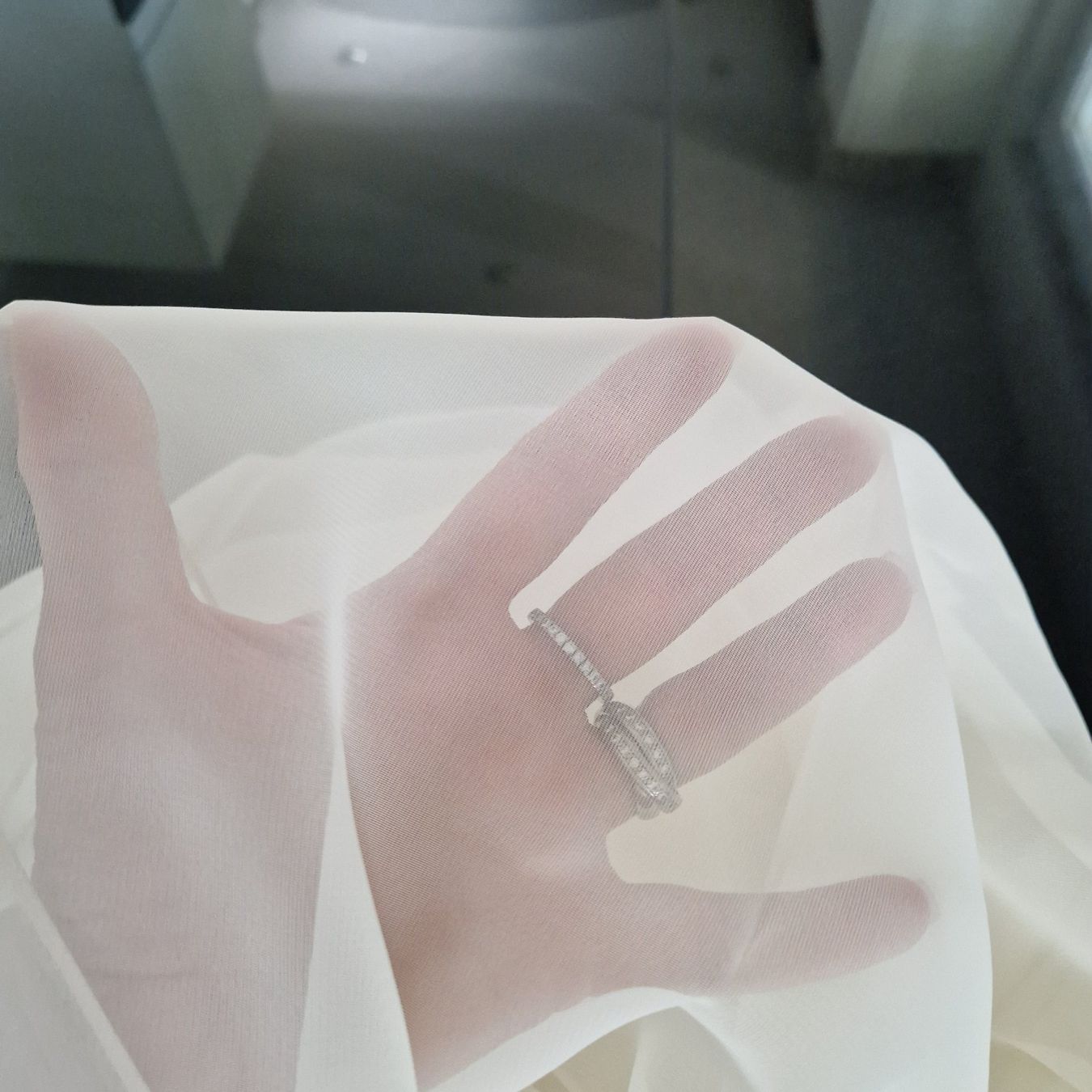 Haarschmuck: Klassischer Brautschleier Blusher + Stola – Gebraucht aus Gränichen von sunchi07 5