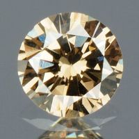 0.15 cts. CERTIFIED Diamond, SI1, Sparkly Intense Brown