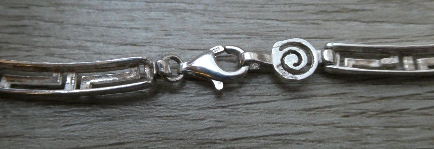 Ketten: Halskette Collier griechisches Muster Mäander 925 Silber – Gebraucht aus Frauenfeld von dhour 6