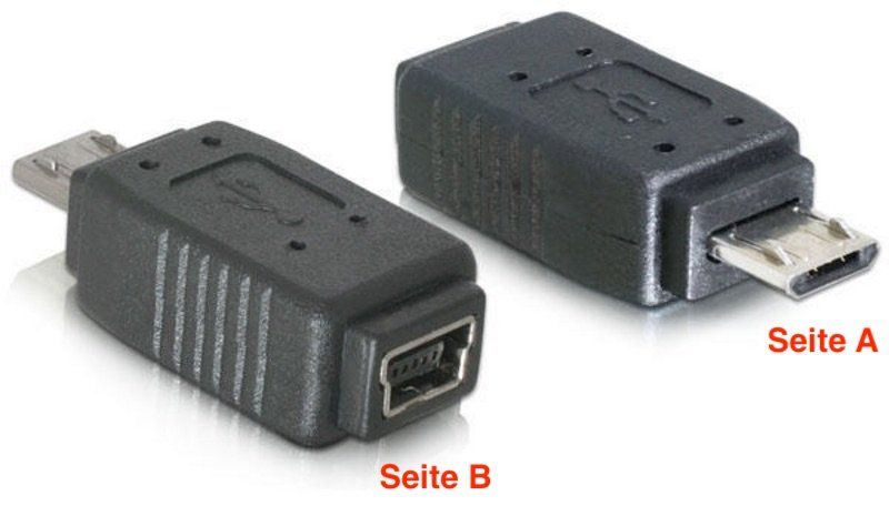 Unità & Adattatore: Maxxtro MB-8100 Adapter USB-2.0 MiniB-zu-MicroB BU/ST – Nuovo e nell'imballaggio originale da Reinach AG venduto da RiesenServicesGmbH
