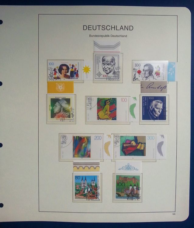 Briefmarken BRD Jahrgang 1996 fast komplett, gestempelt Kaufen auf