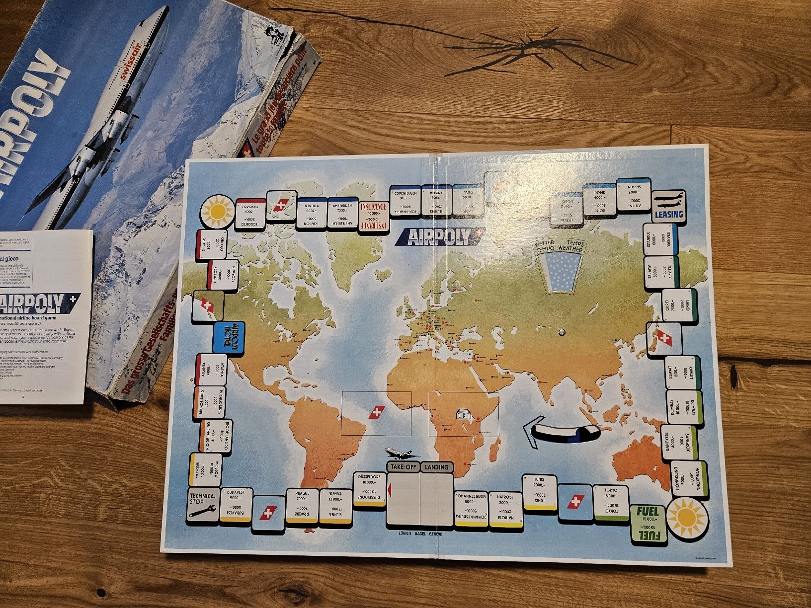 Jeux: AIRPOLY Brettspiel Swissair Fluggesellschaft  – D'occasion à Hauenstein par lanzii 2