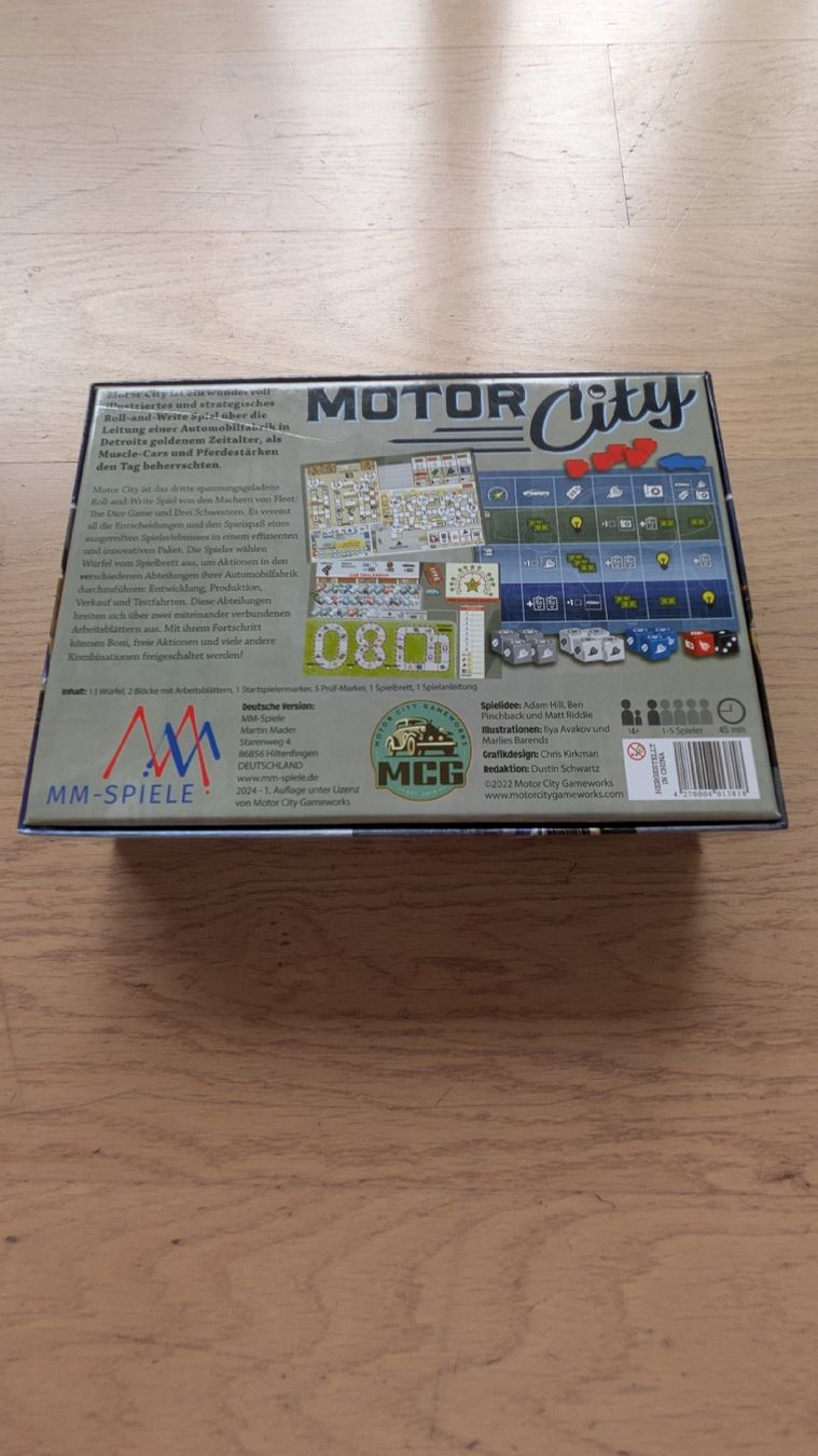 Spiele: Motor City – Neu (gemäss Beschreibung) aus Therwil von sep_x8pw 3