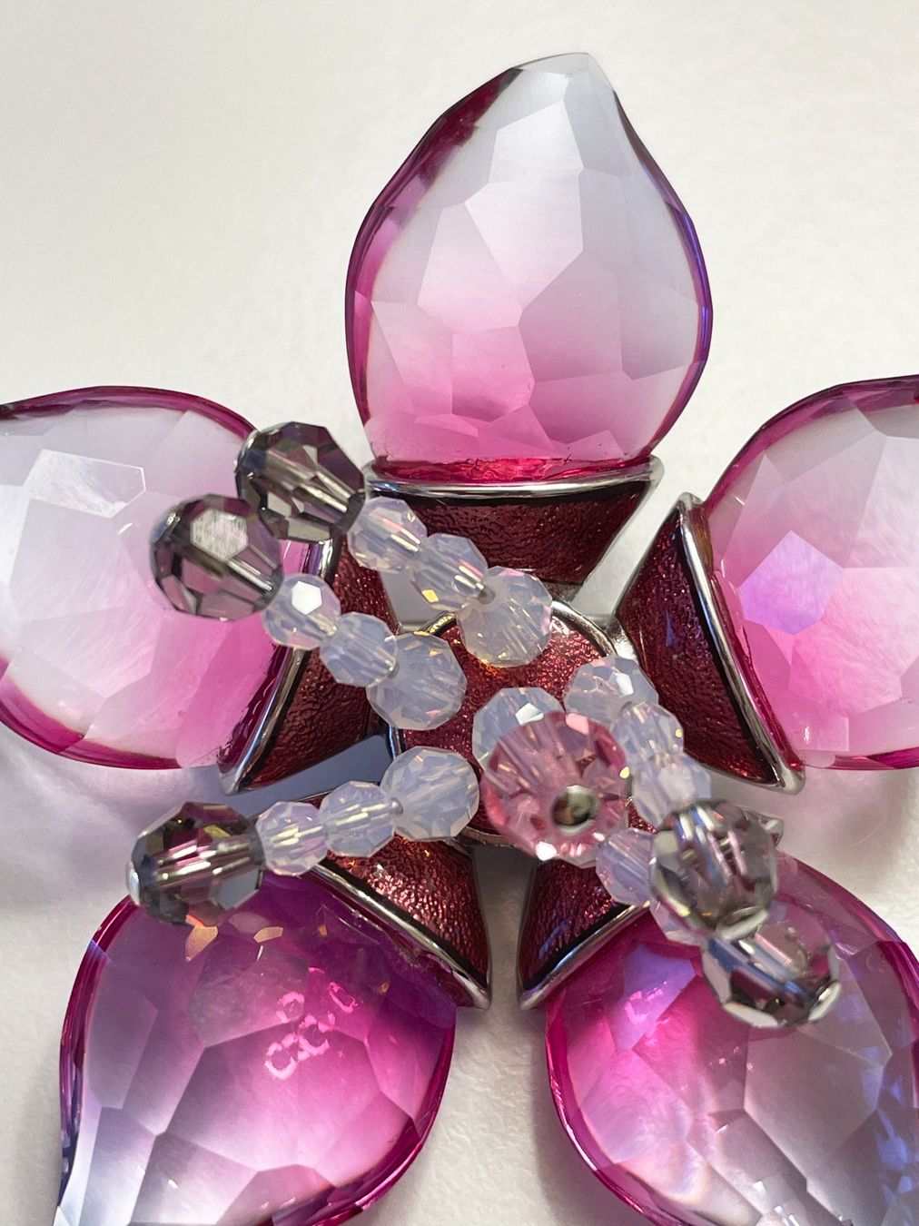 Swarovski Spille & Fermagli: Blumenbrosche von Swarovski – Usato da Chur venduto da elifor 1