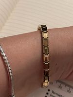 Joli bracelet plaqué élastique unisexes neuf