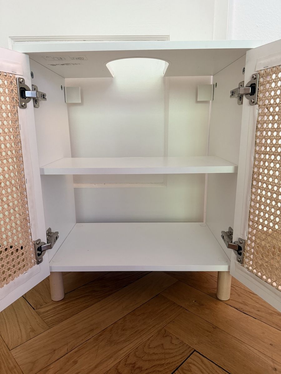Mobili per bagno: Badezimmer Unterschrank mit Rattan – Usato da Bern venduto da mutz147 2