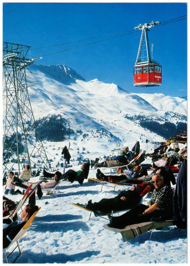 Cartoline postali: Lenzerheide - Luftseilbahn Rothorn – Usato da Binningen venduto da Mountainrider