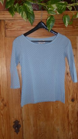 Vintage Sweatshirt Romantisch Gr XS SORGENFRI schönes Muster