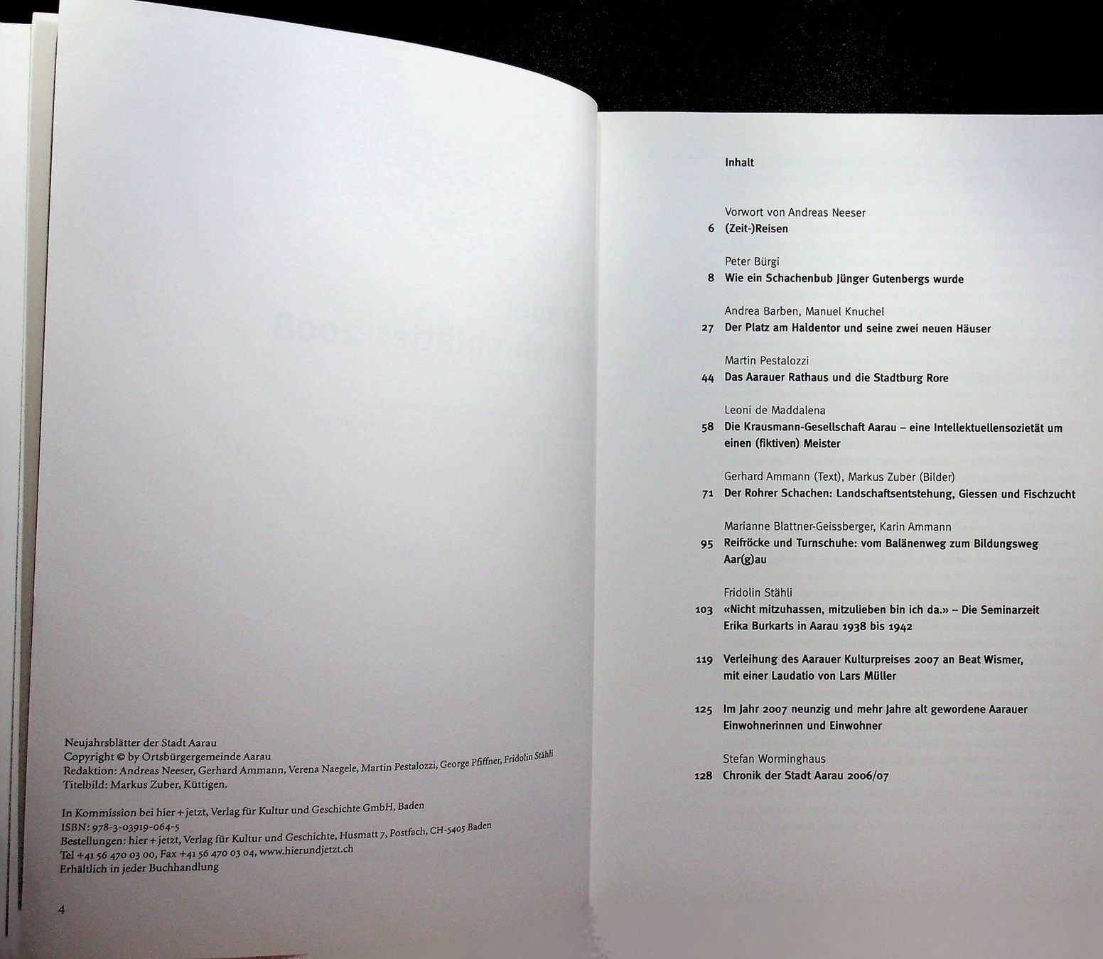 Libri: Aarauer Neujahrsblätter 2008 – Usato da Reitnau venduto da Zaomir 3