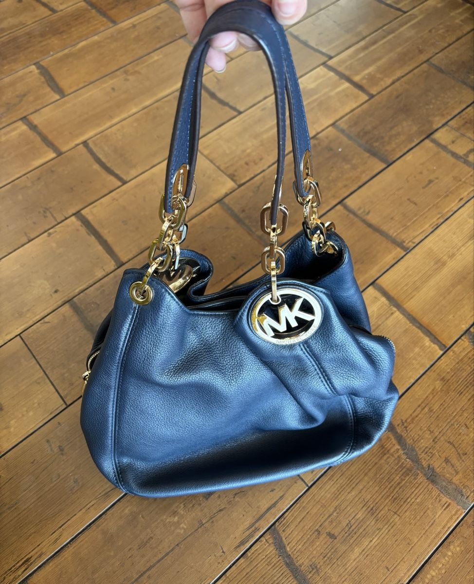Michael Kors Borse da donna: Sac Michael Kors cuir marine – Nuovo (secondo la descrizione) da Dotzigen venduto da SecondHandGems 3