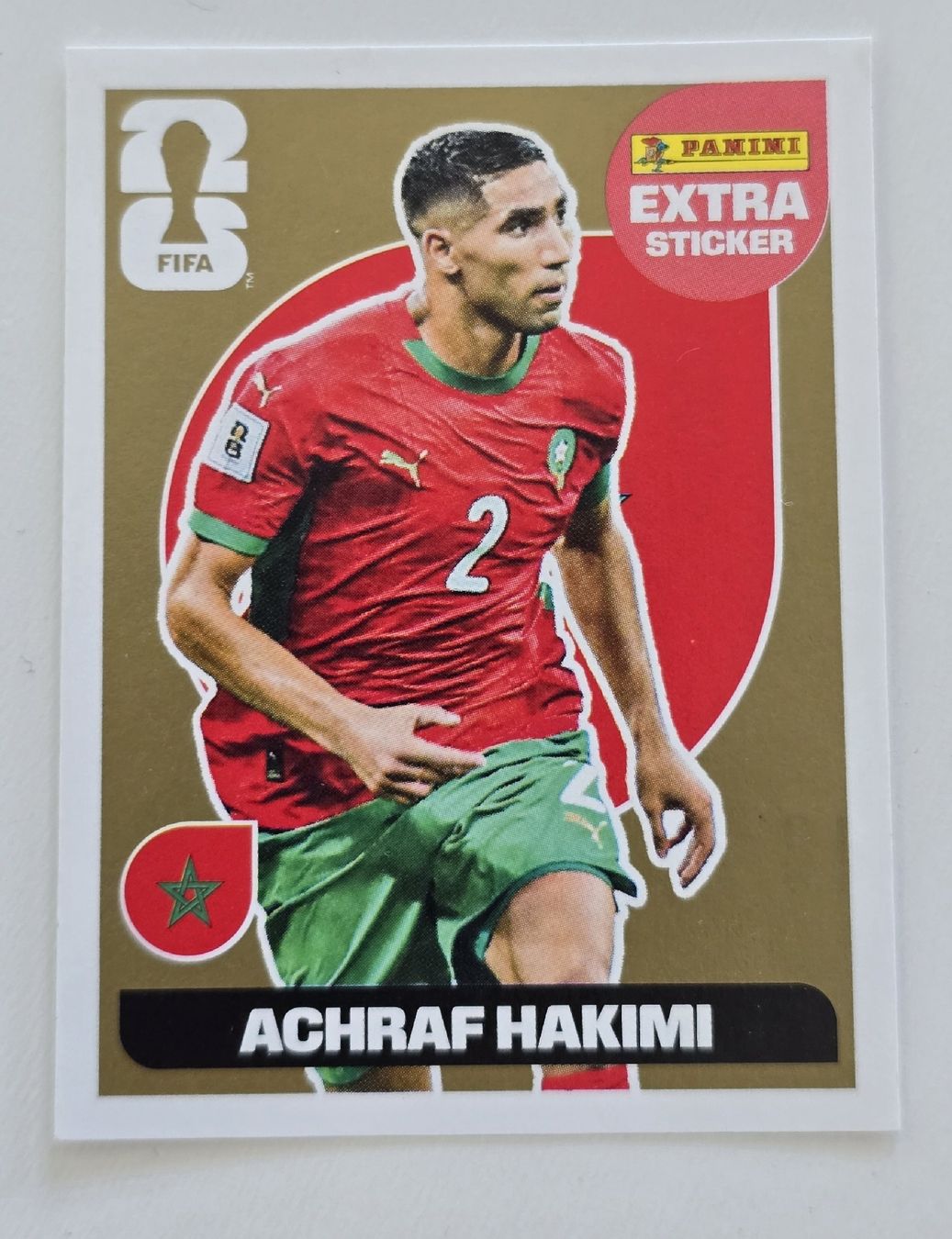 Panini Sammelbilder & Trading cards: WM 2026 | Hakimi | Gold | Panini Extra Sticker – Neu (gemäss Beschreibung) aus Zollbrück von MiKron