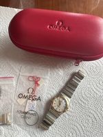Omega Constellation Damenuhr Stahl /Gold mit Zubehör 57